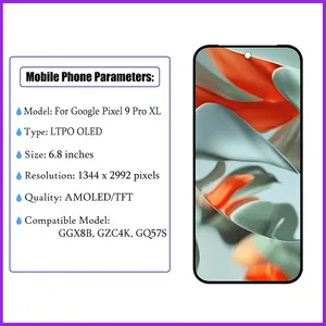 Pantalla Táctil Digitalizadora de Repuesto para Google Pixel 9 Pro de 68 Pulgadas, AMOLED TFT, con 6 Meses de Garantía - Product Image 2