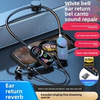 Nouvel écran couleur numérique pour affichage K Song Live, casque tour de cou en ABS, ajustement personnalisé, étanche, pour le sport et la voix