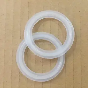 Vendita calda personalizzato bianco Tri morsetto tubo per uso alimentare guarnizione in Silicone sanitario