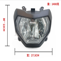 Adapté pour YAMAHA MT07 2018 - 2020, éclairage avant, ensemble d'éclairage de moto, accessoires MT-07 MT 07
