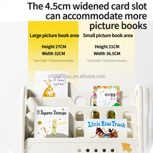 VSUCH Étagère à livres pour enfants personnalisée Meubles pour enfants Offre Spéciale décoratif Montessori Porte-livres pour enfants en plastique HDPE Bibliothèques pour enfants - Product Image 4