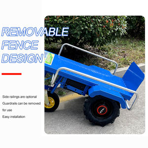 Chariot de <span class=keywords><strong>transport</strong></span> électrique à plateforme plate pour charges lourdes, chariots mobiles pour le <span class=keywords><strong>transport</strong></span> agricole et la cueillette en verger, chariot électrique - Product Image 5