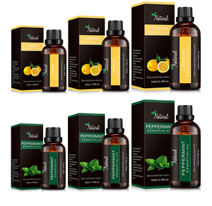 Olio Essenziale Puro al 100% da 51-100ml per Diffusore Umidificatore a Ultrasuoni per Auto, Lavanda, Tea Tree, Limone, Menta Piperita - Product Image 3