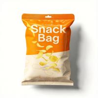 Sachet alimentaire personnalisé à scellage arrière imprimé pour l'emballage de snacks, café, chocolat et noix