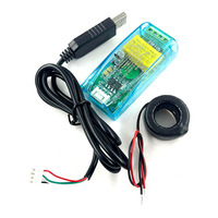 Módulo de Comunicación de la versión 3,0, medidor de potencia TTL Modbus-RTU, medidor de Kwh, CA monofásica, 100A, voltímetro eléctrico