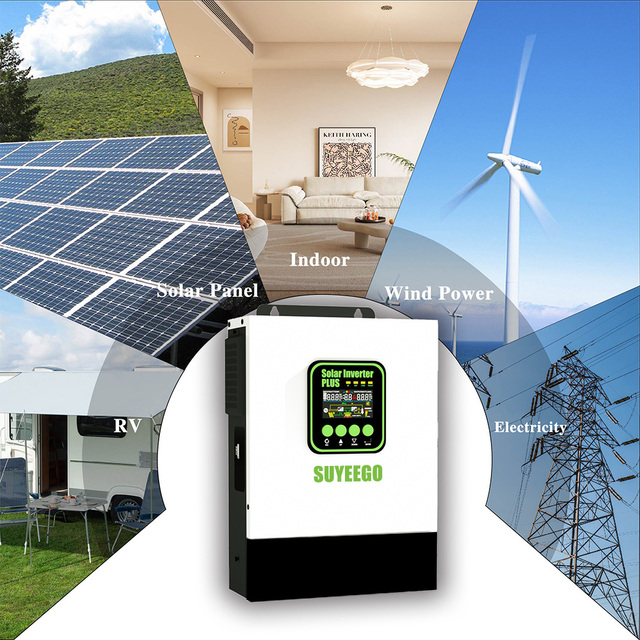 SUYEEGO SYGPLUS 12kw 6.5kw 5.5kw 4kw1.5kw Mppt Solar Charge Invertor 220V 230V 240V DC AC Hybrid Solar Inverter