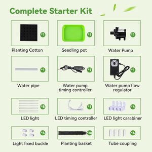 Système de jardinage vertical hydroponique TSP-L9-36P-LED Eco-Friendly PP pour plantes d'intérieur et d'extérieur - Product Image 5