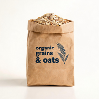 Servizio di Stampa Digitale Personalizzata su Carta per Sacchetti di Carta Glassine per Alimenti Biologici con Logo Personalizzato, Basso MOQ