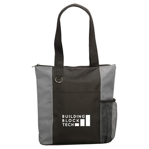 Wholesale Modern Silk Screen Printed Recycled Polyester Insulated Cooler <b>Lunch</b> <b>Bag</b> Zipper Closure Waterproof Reusable - Product Image 1