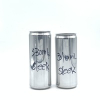 Fabricants en gros 250ml 330ml élégant vide en aluminium bière boisson soda énergie café boisson gazeuse emballage peut fournisseur