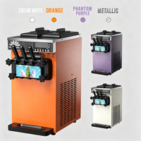 Dezoton Commerciële Soft Serve IJsmachine Compacte Verticale Frozen Yogurt Maker Staande RVS