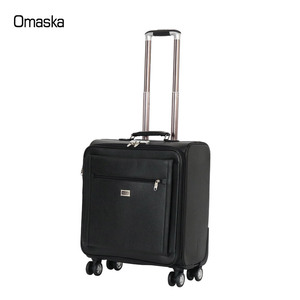 Chine usine PU en cuir 4 roues porte <span class=keywords><strong>sur</strong></span> chariot sacs à roulettes cabine bagages valise - Product Image 4