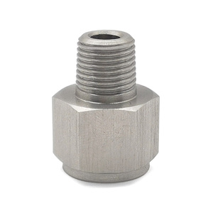 <b>Universal</b> Thread Reducer <b>Adapter</b>, 1/8" NPT Male to M12x1.0 Female, Stainless Steel, for Automotive & Hydraulic Systems - Product Image 6