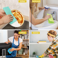 Esun-Chiffon éponge en cellulose ultra-absorbant, écologique, pour la cuisine, le lavage et le séchage.
