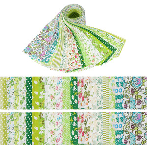 Nouvelles bandes de tissu en coton multicolores, motif floral, pour quilting et patchwork - Product Image 4