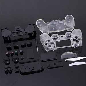 Playstation Crystal Controller Replacement Shell <b>Kit</b> For PS4 PS5 Transparent Plastic <b>DIY</b> Repair Parts With Buttons And Screws - Product Image 4