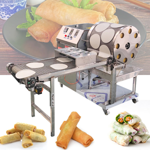 Hot Selling 304 Stainless Steel Motor Injera Pastry Sheet Lumpia Spring Roll Wrapper Making <b>Machine</b> 20 PCS/MIN Capacity - Product Image 1
