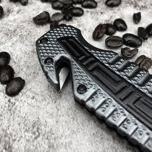Couteau pliant de poche d'extérieur en alliage d'aluminium de haute qualité, avec poignée à motif OEM, pour la vente en gros, avec boîte colorée - Product Image 5