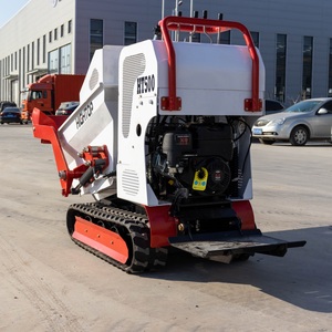 Produits les plus vendus : Mini-dumper sur chenilles 500 kg avec benne basculante hydraulique, plateforme pliable, EPA/Euro 5 - Product Image 4