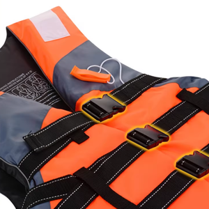 Gilet de sauvetage aquatique multi-tailles avec boucles à dégagement rapide et sifflet pour équipes, gilet de sauvetage pour adultes - Product Image 3