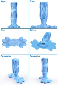 Yeni hayvan bebek oyuncakları OEM/ODM özelleştirilmiş Pet köpek diş fırçası çiğnemek oyuncaklar kauçuk Bite köpek oyuncak Pet malzemeleri Set - Product Image 3