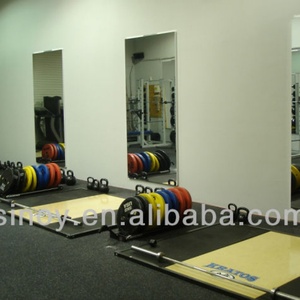 Customized Gym Mirror Safety Durable clear Images <b>Vinyl</b> Backed Safety Mirror Can Be Used in Fitness Club or Other Public Areas - Product Image 3
