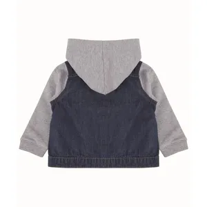 Veste à capuche en jean Larkwood, merchandising personnalisé, fabriqué en Chine, modèle 26954_LW750 - Product Image 1