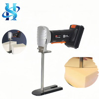 Scie à ruban verticale électrique à grande vitesse pour la découpe de mousse, de panneaux de mousse, de caoutchouc et de matériaux en mousse plastique souple