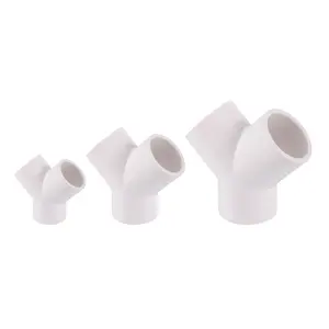 20/25/32mm 3 Way PVC Y-Shaped Connector PVC Pipe Fittings DIY Shelf Build Joint PVC Connector for Pipe