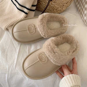 XIXITIAO all'aperto invernale <span class=keywords><strong>con</strong></span> ciabatte impermeabili da donna per la casa all'ingrosso waterproof foderate di pelliccia sandali caldi da donna - Product Image 5