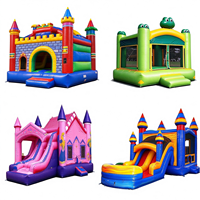 Château gonflable commercial robuste en PVC, durable, grand format, pour enfants, adultes et écoles