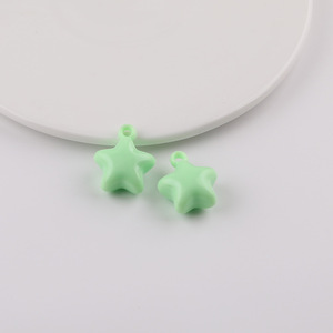 ลูกปัดอะคริลิคหลากสีรูปดาวมีรูสำหรับทำเครื่องประดับ DIY ขนาด 10 มม. - Product Image 4