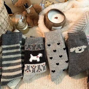 Women's Autumn <b>Winter</b> Thick Mid Calf <b>Socks</b> Cotton Thermo Sweat Absorbing Lounge <b>Socks</b> For Youth 18 40 Years Old - Product Image 3