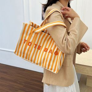 <b>Large</b> Capacity Shopping Tote <b>Bags</b> for Women Girls <b>Canvas</b> Messenger Shoulder <b>Bag</b> Beach Daily Use Handle Handbag - Product Image 3