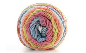 Chất Lượng Cao Thân Thiện Với Môi 5-Lớp Phân Khúc Nhuộm Cầu Vồng Sữa Cotton Mềm Mại Sôi động Sợi Cho Tự Làm Đan Khăn Quàng Cổ Gối Chăn - Product Image 2