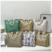 Sac Fourre-Tout Tendance 2025 en Toile de Lin pour Femme, Sac à Main d'Épaule de Voyage en Gros