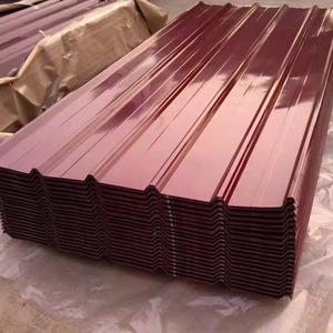 เหล็กเคลือบสี หนา 0.5 1.0 มม. Az30 Az40 วัสดุมุงหลังคาลูกฟูก - Product Image 1