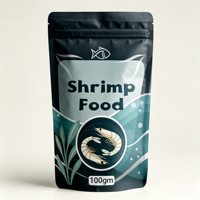 Sacs en plastique personnalisés à fermeture éclair verticale pour l'emballage de crevettes, de fruits de mer et d'aliments marins