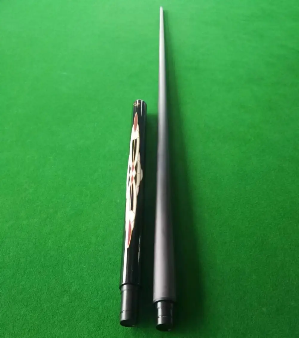 Professional Factory 3/4 Split Snooker biliardo stecca da biliardo Full Carbon Fiber Pro-taper Shaft Tip OD 10.5MM 57 pollici