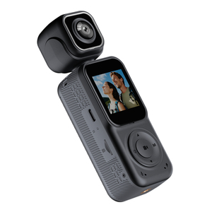 2026 Máy ảnh kép 4K mới, mắt cá 130 độ °   Ống kính góc rộng 1,5 inch IPS 180 °   Xoay trái phải với <span class=keywords><strong>camera</strong></span> thể thao WiFi tầm nhìn ban đêm - Product Image 3