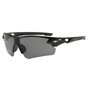 Gafas de Sol Deportivas <span class=keywords><strong>para</strong></span> Ciclismo con Logotipo Personalizado, <span class=keywords><strong>Lentes</strong></span> Amarillas con Protección UV 400, Media Montura, <span class=keywords><strong>para</strong></span> Correr y Pescar - Product Image 4