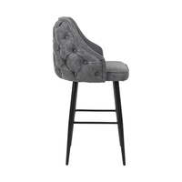 Chaise de bar moderne, mobilier chinois importé, tabouret haut élégant, tabourets de bar de luxe en velours