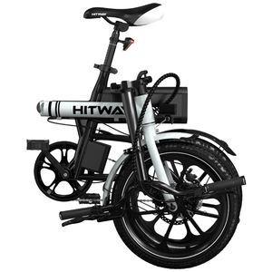 Mini vélo électrique pliable <span class=keywords><strong>HITWAY</strong></span> BK35s avec pneus larges 16*2.5'', moteur arrière 36V 350W, cadre en alliage d'aluminium, certifié CE, vente en gros - Product Image 1
