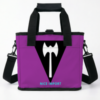 Sac isotherme Intersex Rainbow Cooler Bag, pliable, pour le travail, le camping, étanche, avec bandoulière