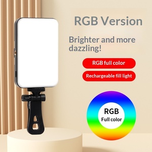 <span class=keywords><strong>Lampe</strong></span> de poche RVB multicolore pour conférences vidéo, téléphone portable, <span class=keywords><strong>selfie</strong></span> en direct, batterie rechargeable - Product Image 2