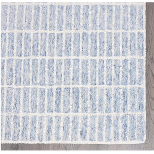 Tapis jetable en laine beige de style moderne sur mesure, tapis fabriqué à la machine de haute qualité, tissage plat, franges tressées pour le sol de la maison - Product Image 3