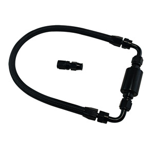 สายส่งน้ำมันเชื้อเพลิง Poyracing สำหรับ Honda Civic 96-00 EK B D H Series อลูมิเนียมไนลอน พร้อมข้อต่อ - Product Image 4