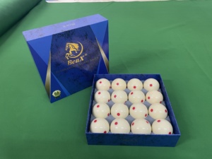 Bola de Billar Profesional BenX Grado 8A con Seis Puntos, 2 1/4 Pulgadas, 6oz, Resina de Alta Calidad para Pedidos Personalizados al por Mayor - Product Image 2