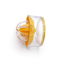 Citruspers, citroenpers, sinaasappelpers, handmatige citruspers met ingebouwde maatbeker en zeef, 8oz