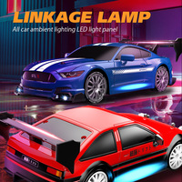 Coche de Derrape a Control Remoto de Alta Velocidad a Escala 1:24, Tracción Trasera, 30 km/h, Resistente a Impactos, con Luces LED